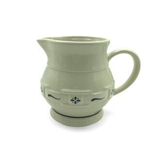 Longaberger 1QT Woven Traditions Traditional BLUE Pitcher/Jug 1992 Made in USA